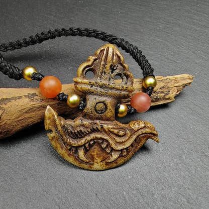 Tibetan Kapala Amulet - Tibetan Buddhist amulet, view 4