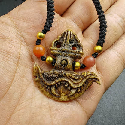 Tibetan Kapala Amulet - Tibetan Buddhist amulet, view 6