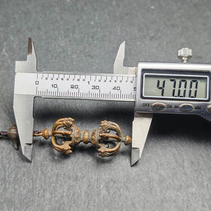 Tibetan Vajra Amulet - Protective Charm - 47 - Tibetan Buddhist amulet, view 9