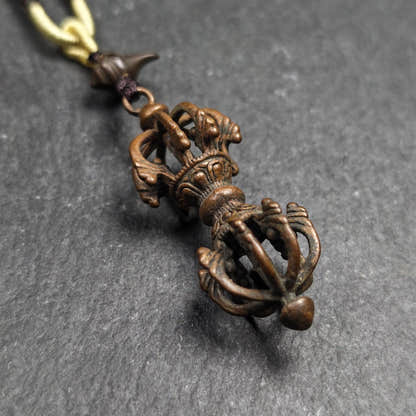 Tibetan Vajra Amulet - Protective Charm - 47 - Tibetan Buddhist amulet, view 4