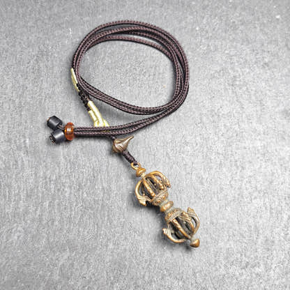 Tibetan Vajra Amulet - Protective Charm - 47 - Tibetan Buddhist amulet, view 6