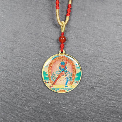 Chakrasamvara + Mahakala Amulet Double Sided 34mm - Tibetan Buddhist amulet, view 11