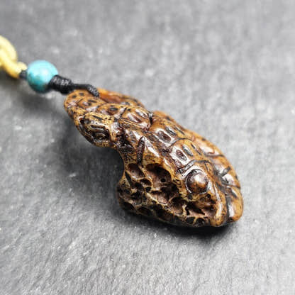 Antique Scorpion-shaped Kapala Amulet - 39mm - Tibetan Buddhist amulet, view 6
