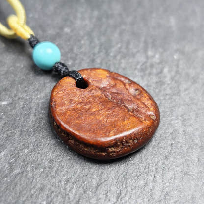 Antique Kapala Amulet - Gandhanra Old Tibetan Protective Charm - 24mm - Decades  - Tibetan Buddhist amulet, view 4