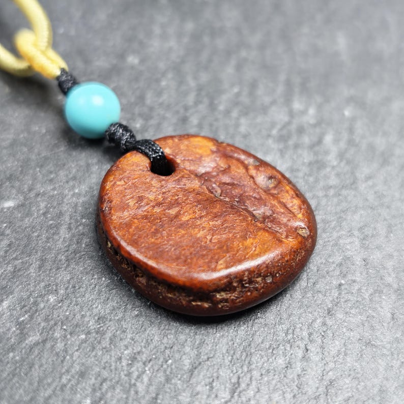Antique Kapala Amulet - Gandhanra Old Tibetan Protective Charm - 24mm - Decades  - Tibetan Buddhist amulet, view 4