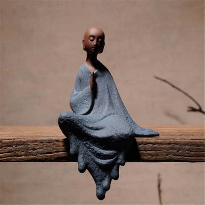 Purple Sand Mdeitation Statues - Tibetan Buddhist statue, view 5