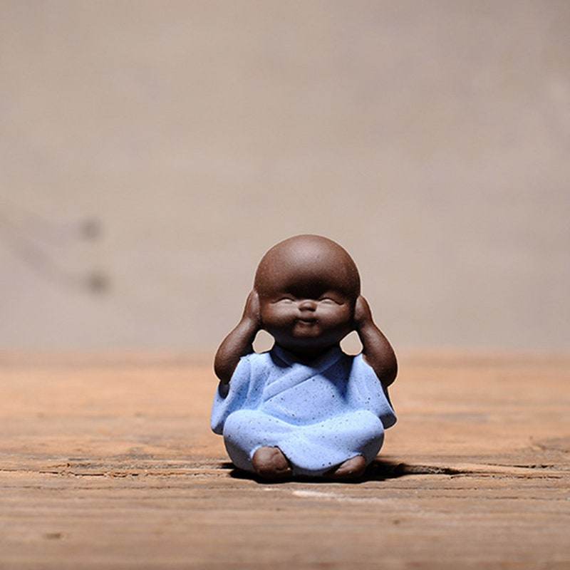 Purple Sand Meditation Buddha Statues - Tibetan Buddhist statue, view 8
