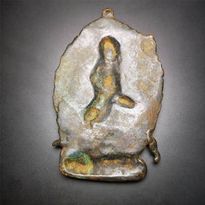Statue,Troma Nagmo,krodikali - Tibetan Buddhist statue, view 4