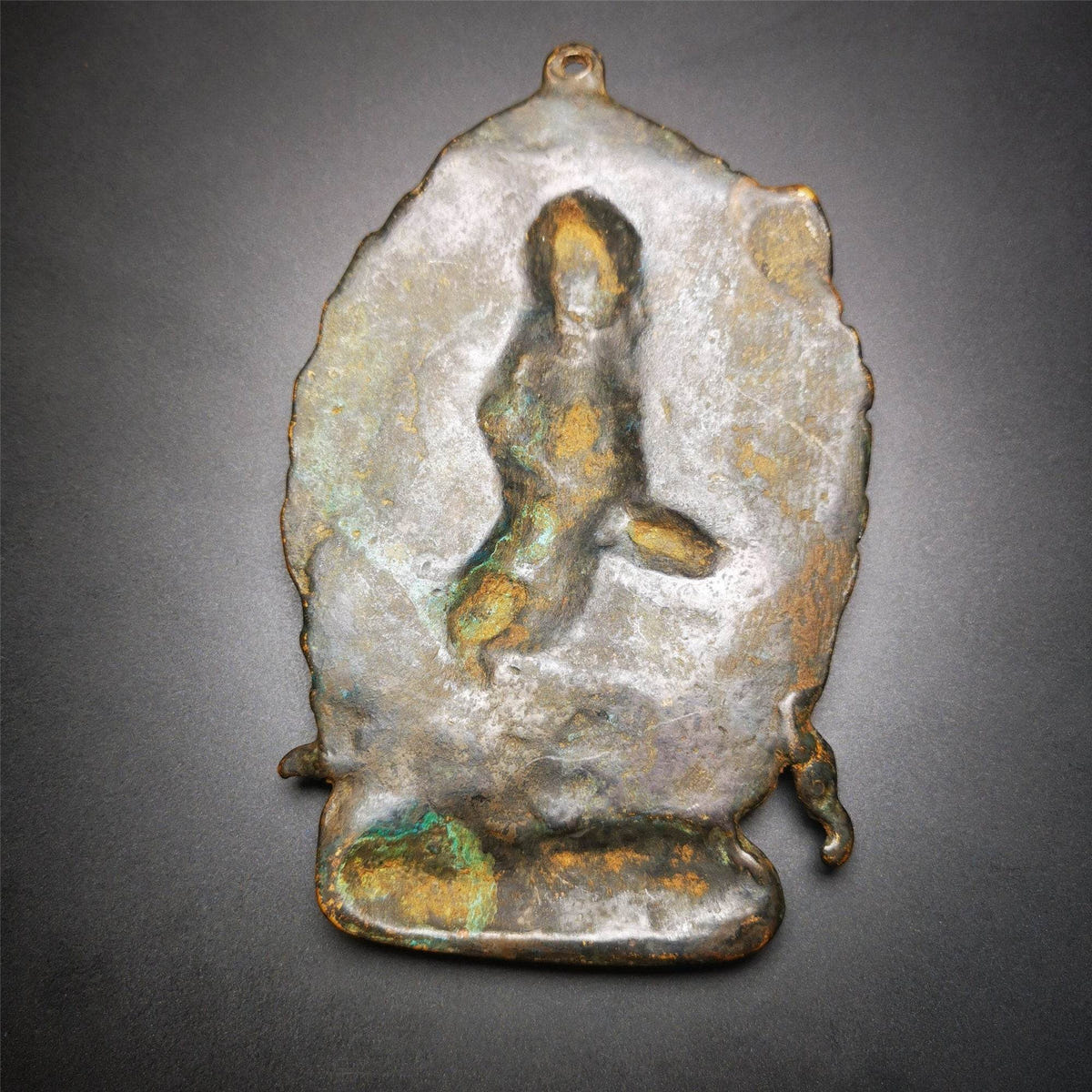 Statue,Troma Nagmo,krodikali - Tibetan Buddhist statue, view 4