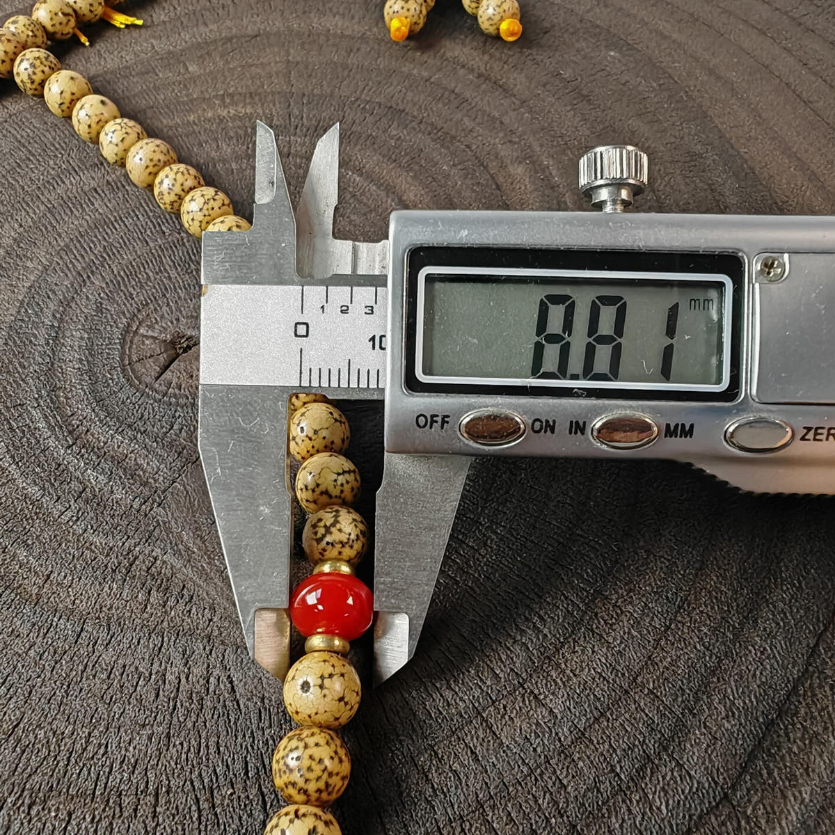Authentic 7+mm Lotus Seed Necklace Mala: Old Tibetan Rosary 108 Prayer Beads