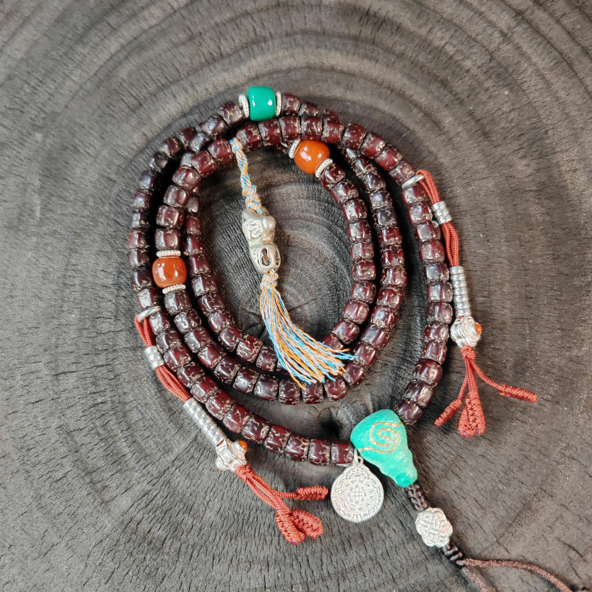 7mm Rudraksha Mala