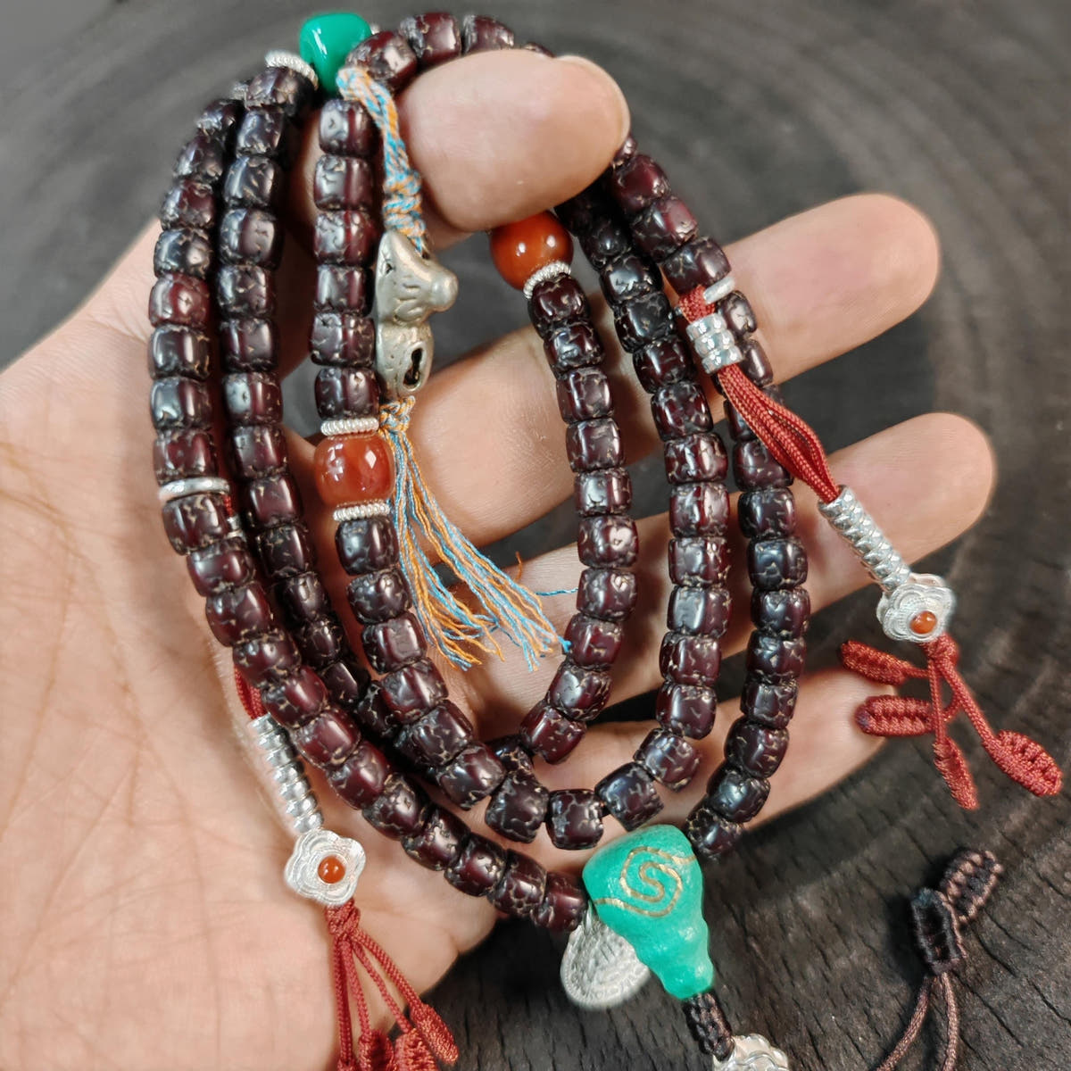 7mm Rudraksha Mala