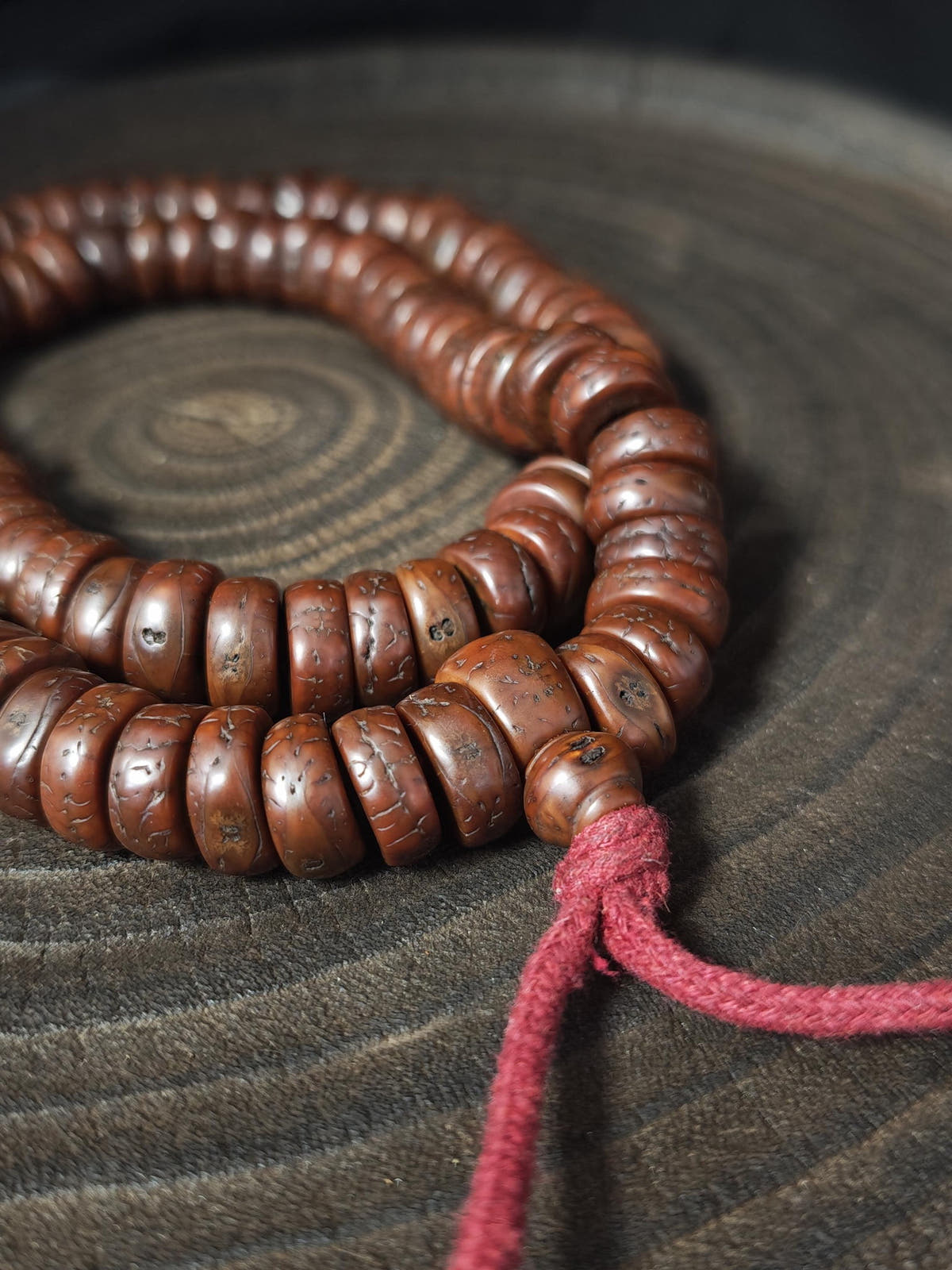 15mm Phoenix Eye Bodhi Seed Mala Blessed 108 Prayer Bead