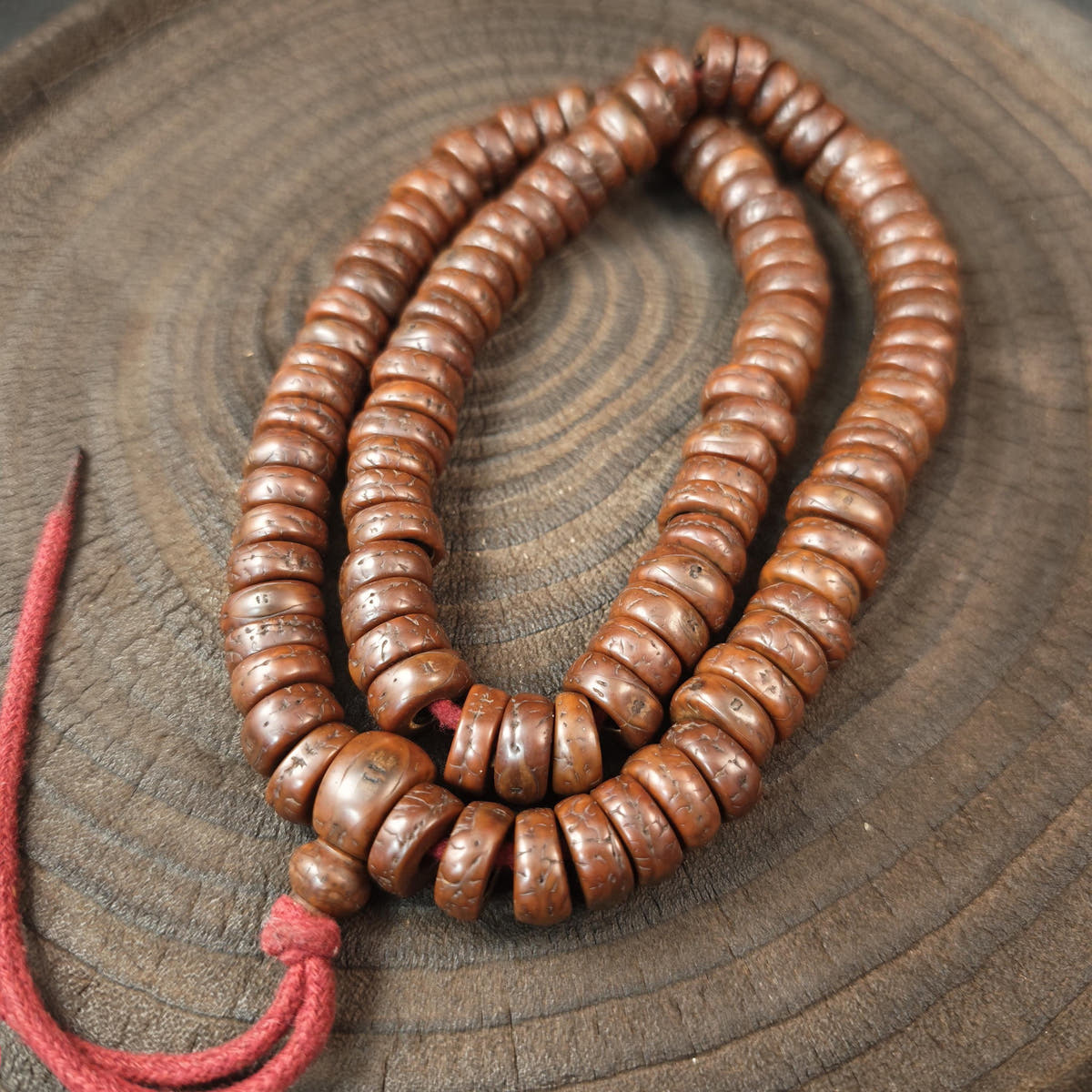 15mm Phoenix Eye Bodhi Seed Mala Blessed 108 Prayer Bead