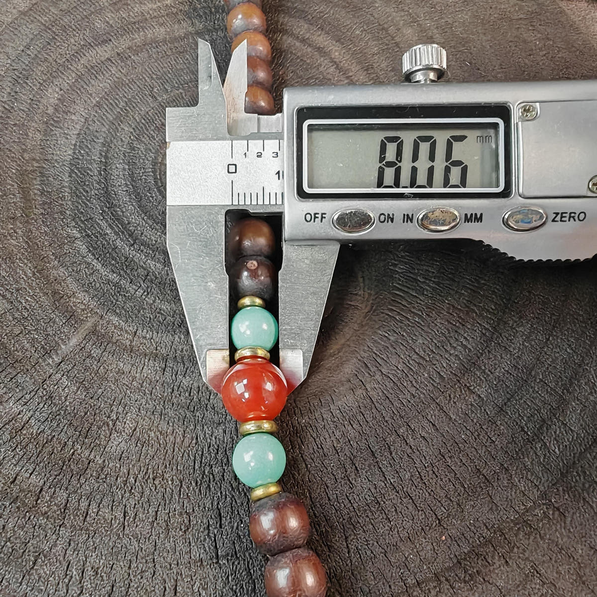 Authentic Old 9mm Bodhi Root Seed Necklace Mala