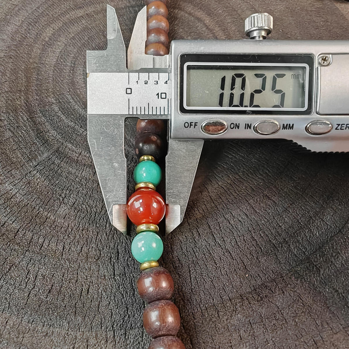 Authentic Old 9mm Bodhi Root Seed Necklace Mala