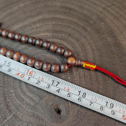 Authentic Old 9mm Bodhi Root Seed Necklace Mala
