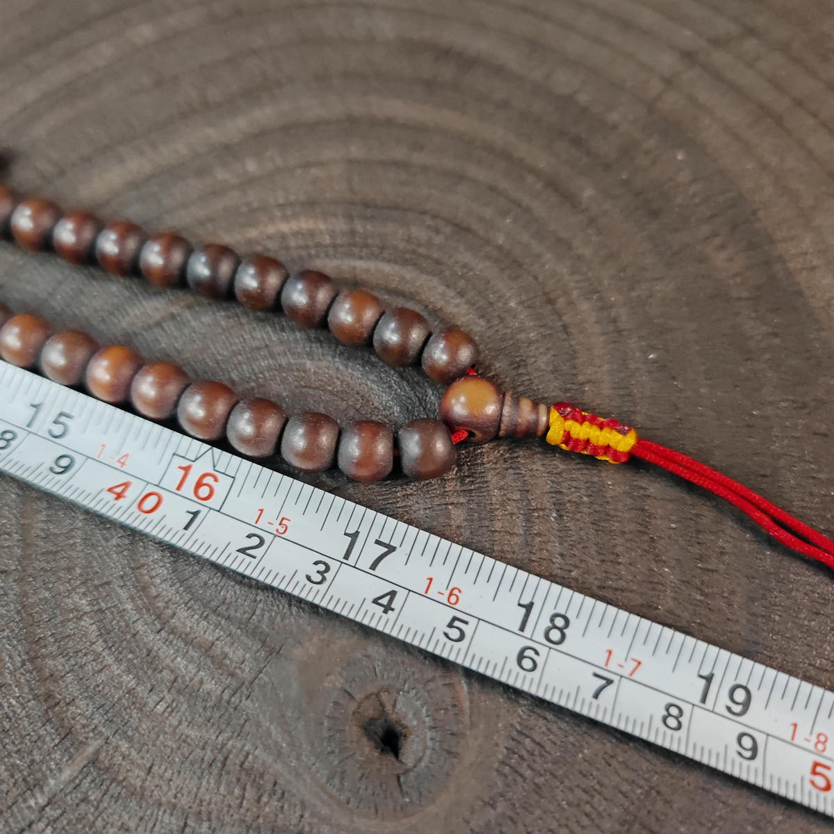 Authentic Old 9mm Bodhi Root Seed Necklace Mala
