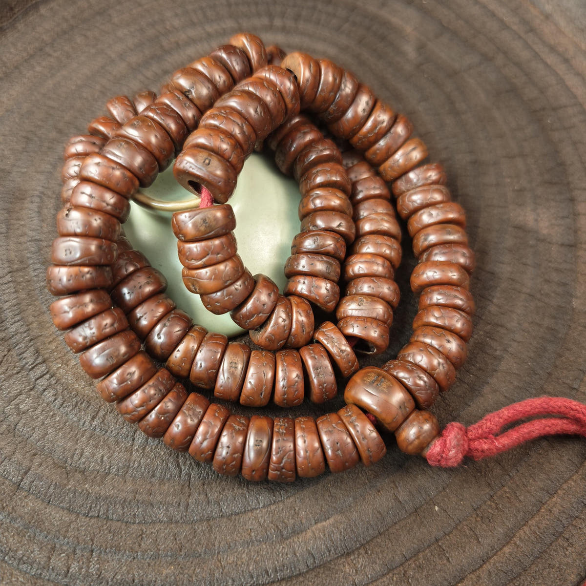 15mm Phoenix Eye Bodhi Seed Mala Blessed 108 Prayer Bead