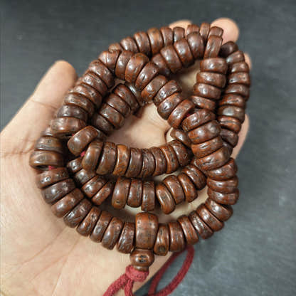 15mm Phoenix Eye Bodhi Seed Mala Blessed 108 Prayer Bead