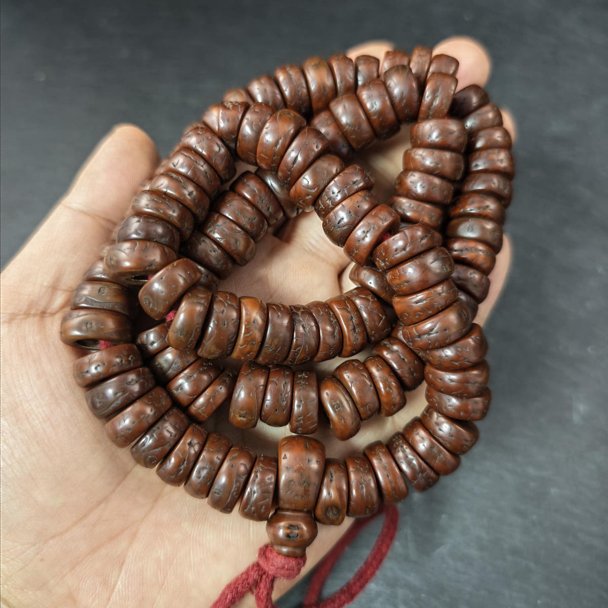 15mm Phoenix Eye Bodhi Seed Mala Blessed 108 Prayer Bead