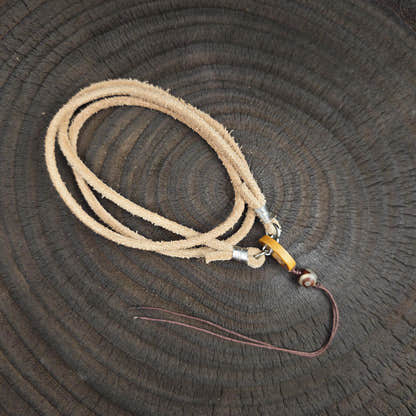 Genuine Tibetan Rawhide Leather Necklace Strap Unisex