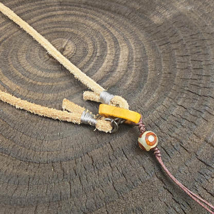 Genuine Tibetan Rawhide Leather Necklace Strap Unisex