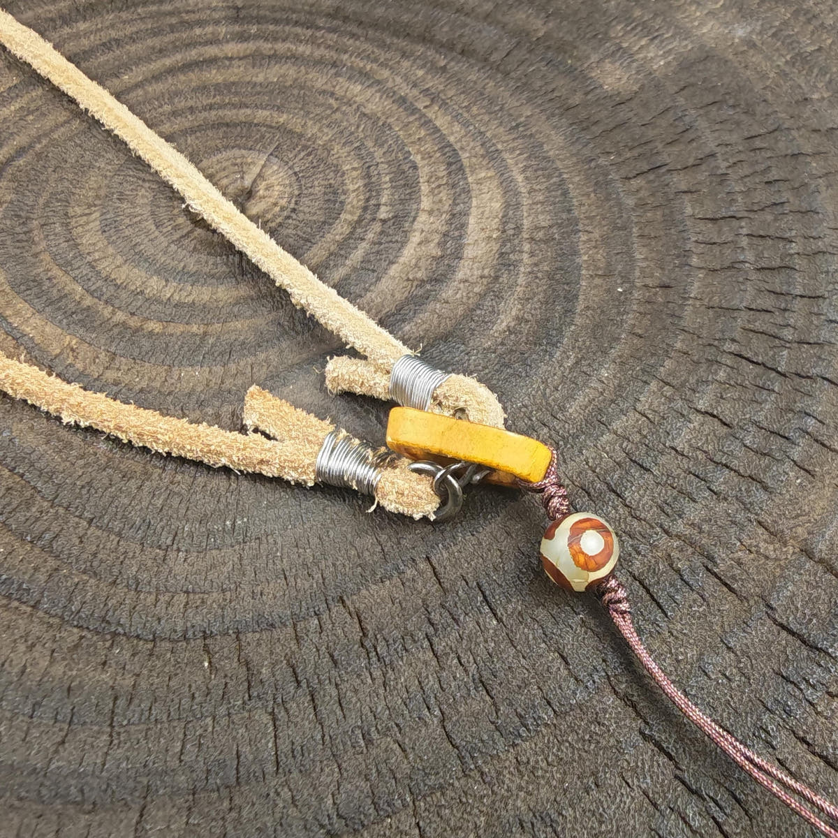 Genuine Tibetan Rawhide Leather Necklace Strap Unisex
