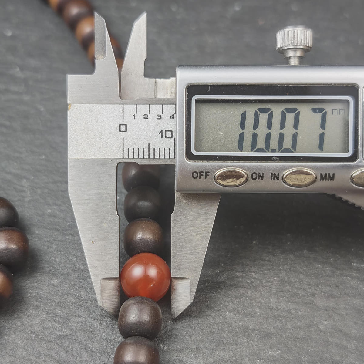 Authentic Old 8mm Bodhi Root Seed Necklace Mala| Tibetan Rosary 108 Prayer Beads - 48cm Stretched