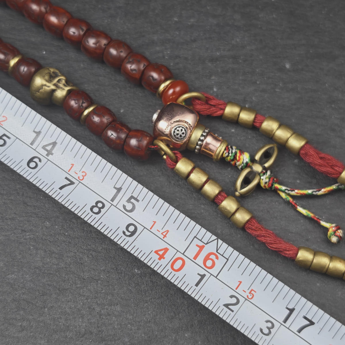 Authentic Tibetan Rudraksha Mala, Old 8mm 108 Prayer Beads Necklace with Turquoise & Dzi Bead, Vintage Antique Finish Tibetan Rosary