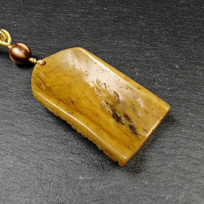 Authentic Citipati Skull Master Pendant - Old Tibetan Amulet 61mm × 32mm