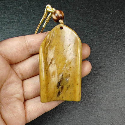 Authentic Citipati Skull Master Pendant - Old Tibetan Amulet 61mm × 32mm