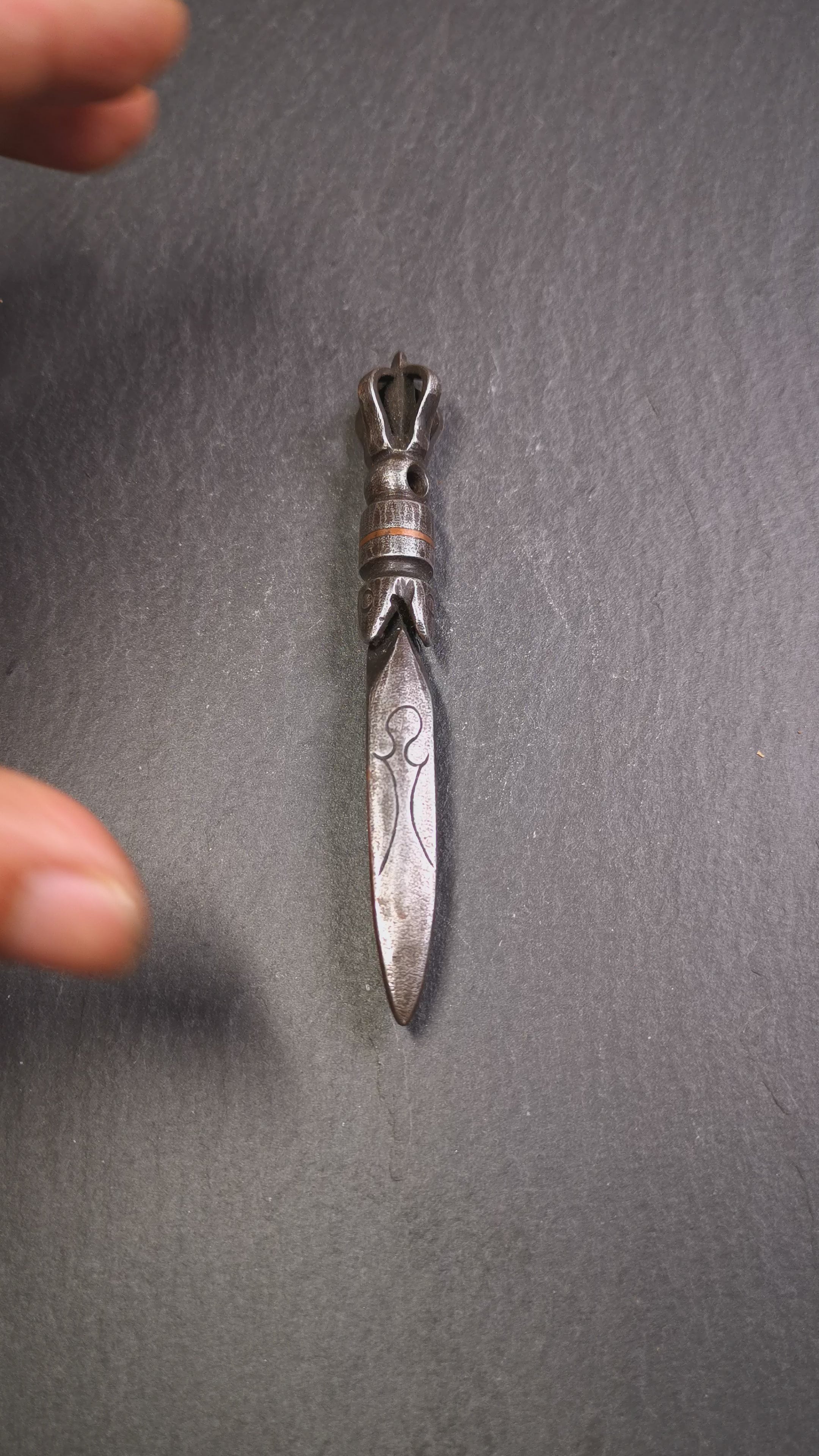 Gandhanra Tibetan Buddhist Ritual Implement - Kila - Phurba - Phurpa