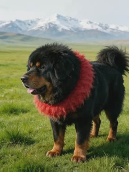 Traditionelles Kekhor-Halsband des Tibetmastiffs
