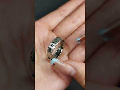 Silver Ring | Amitayus Ring and Mantra