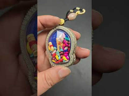 Tibetan Gau Ghau Shrine,Citipati Skull Lords Amulet