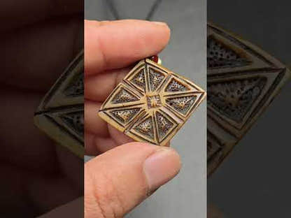 Vajra Mandala Kapala Pendant 38mm × 32mm