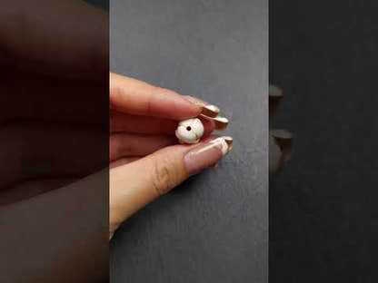 白色骷髏間隔珠｜念珠配件