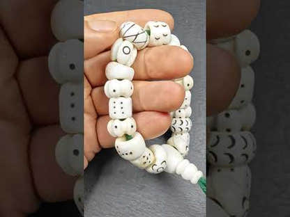 Tibetisches Konchenmuschel Mala-Armband | 14mm