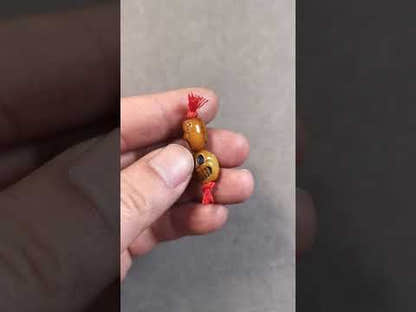 犛牛骨雕刻骷髗頭屍陀林主念珠/隔珠