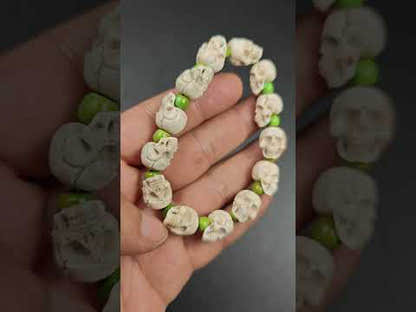 Bracciale Mala da Polso con Perline Teschio Citipati