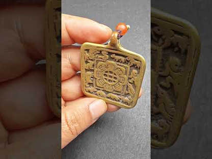 Tibetisches Kalenderabzeichen - SIPAHO(srid pa ho) Amulett