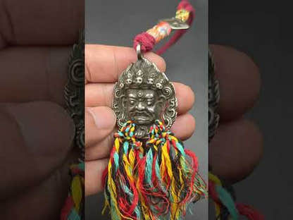 Amulette Thokcha, Pendentif Mahakala, Protecteur Bouddhiste