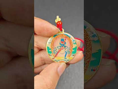 Chakrasamvara + Mahakala Amulet (Double Sided ) 34mm