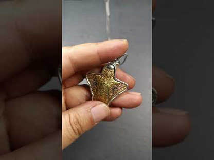 Amuleto, Garuda, colgante de pájaro de alas doradas, 1,6 pulgadas 
