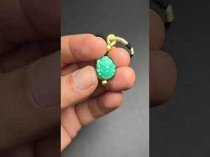 Turquoise Mahakala Amulet