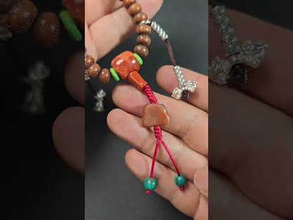 Authentique Bracelet Mala en Perles de Graines de Lotus 9mm