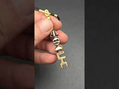 Tibetan Amulet,The Key of Heart Pendant,Lima Brass