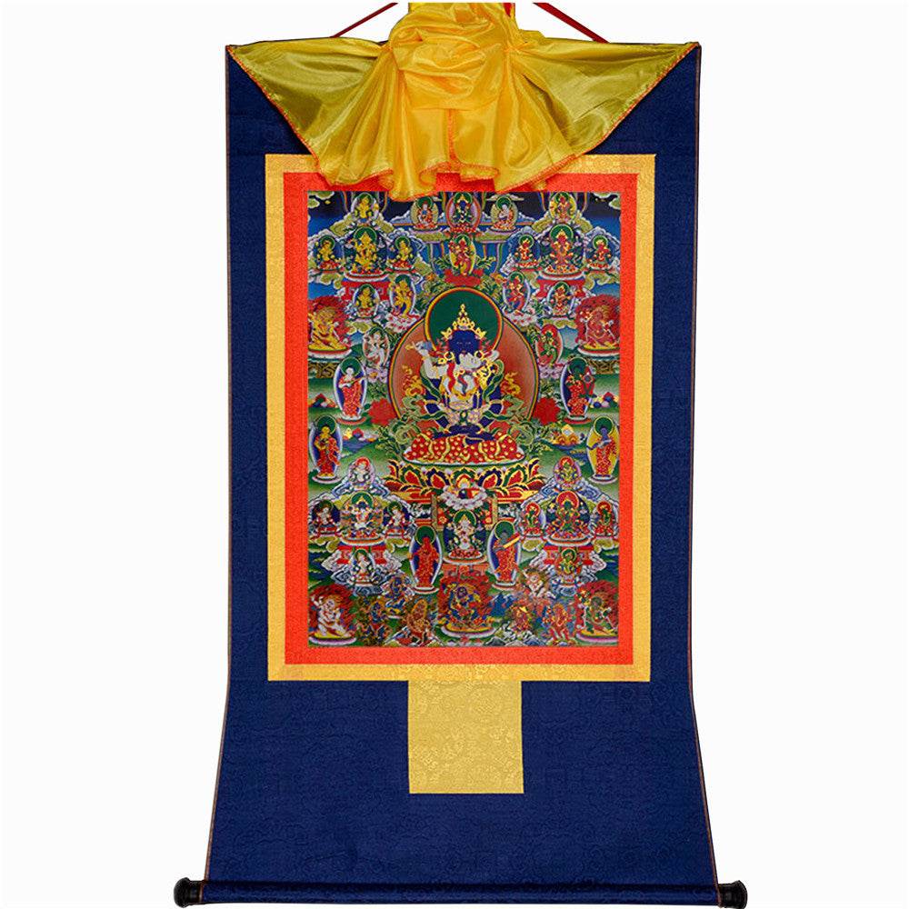 Bardo Thodol-42 Silent Deities - Tibetan thangka painting, view 9
