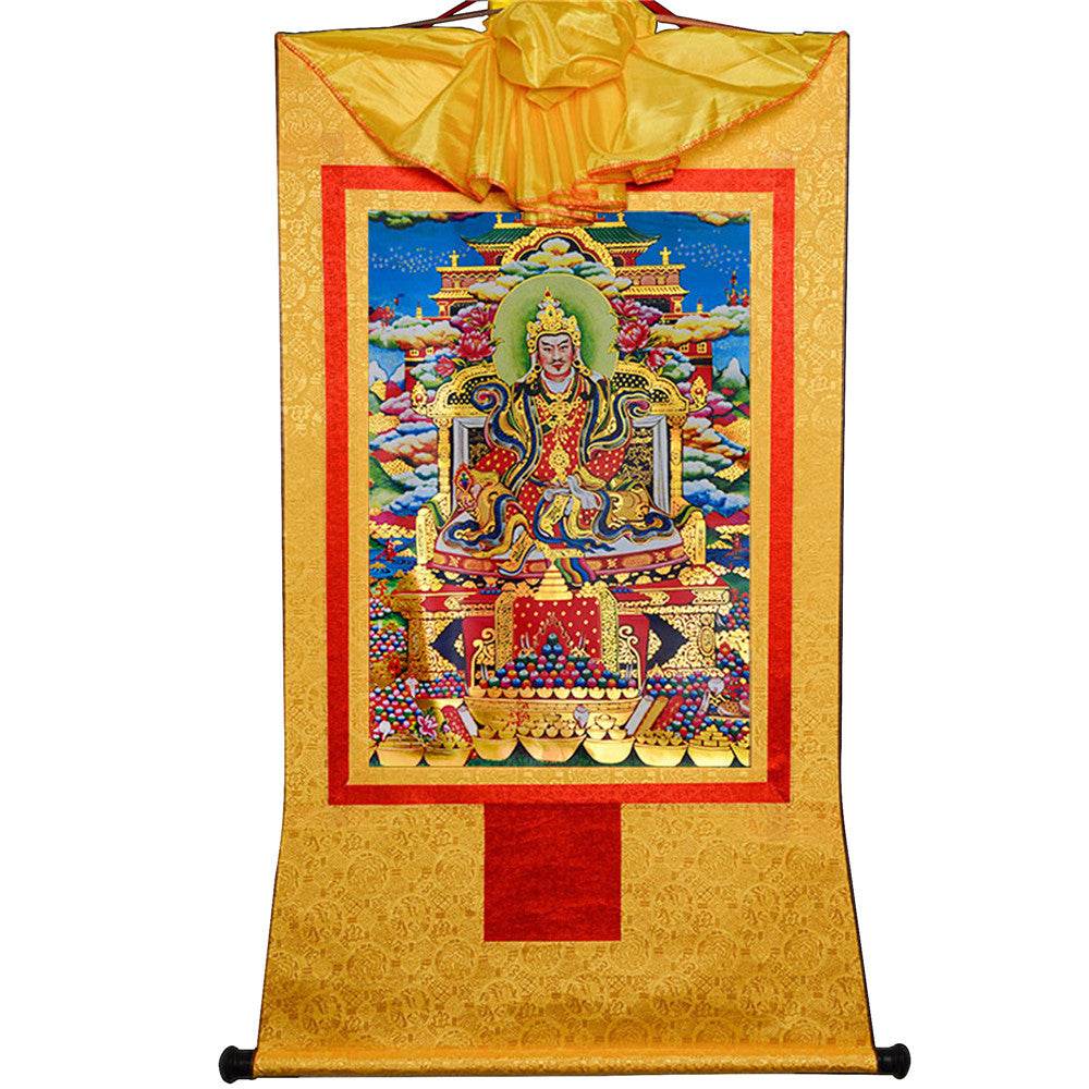 King Gesar གེ་སར - Tibetan thangka painting, view 12